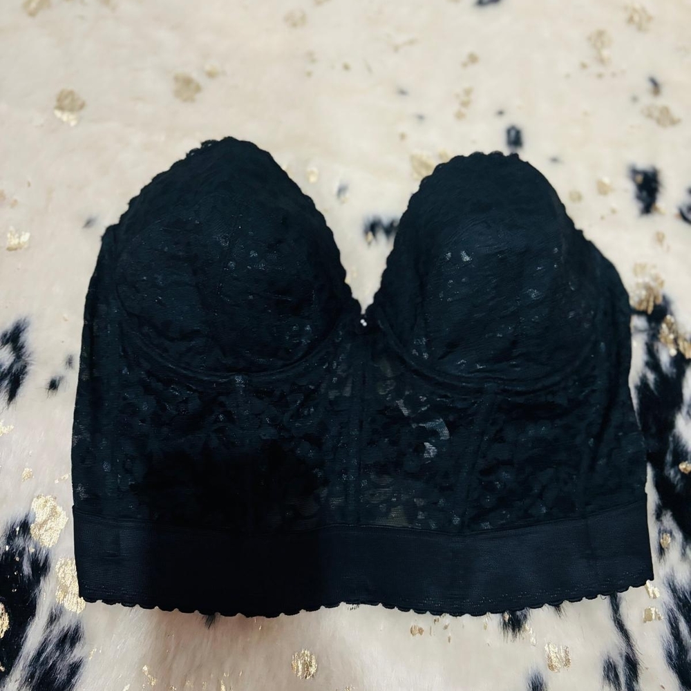 Elegant Black Lace Bralette